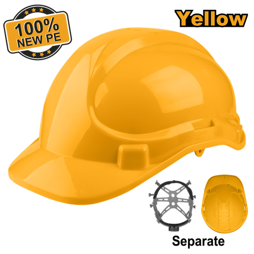 [HSH206] CASCO DE SEGURIDAD VENTILADO AMARILLO