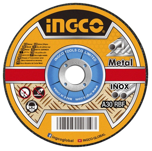 [MGD601801] DISCO DE DEBASTE METAL ABRASIVO 7" X 1/4" X 7/8"