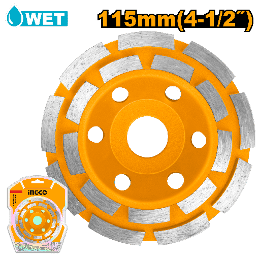 [CGW021151] DISCO DE DEBASTE CONCRETO DOBLE FILO 4-1/2" 18T