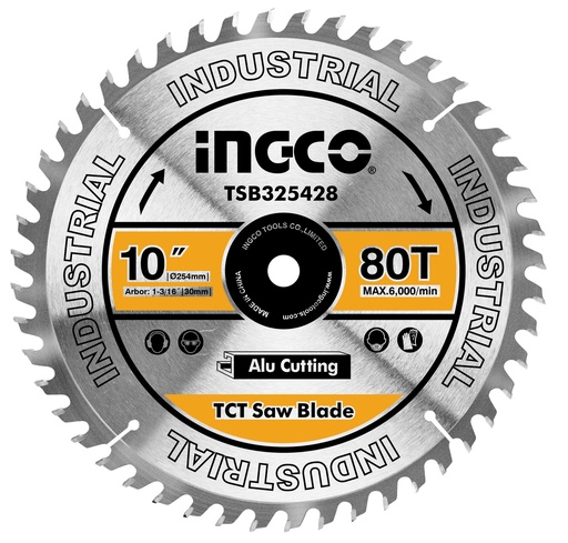 [TSB325428] DISCO DE SIERRA 10" 80T ALUMINIO