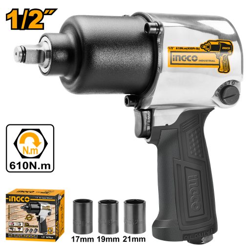 [AIW12562] LLAVE NEUMATICA DE IMPACTO 1/2" 610Nm