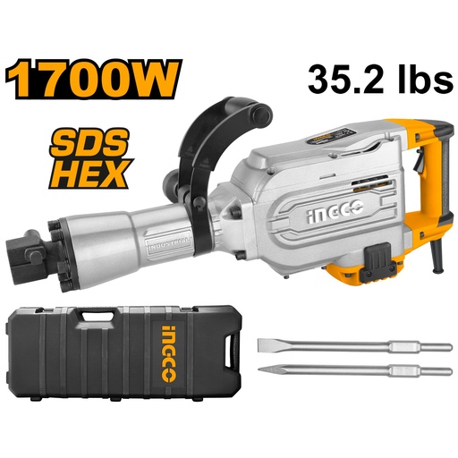[UPDB17008] MARTILLO DEMOLICION 1700W 45J