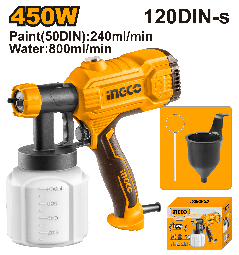 [USPG3508] PISTOLA SPRAY 450W 800ML