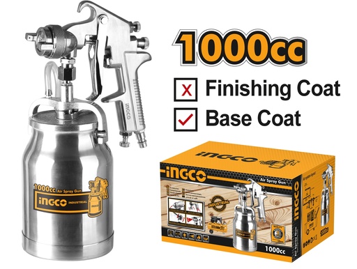 [ASG3102] PISTOLA SPRAY INDUSTRIAL 1000CC 1.8MM