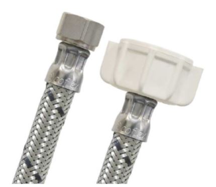 [14-1336] TUBO ABASTO INOX SANITARIO 20" X 3/8" X 7/8" AMERIFLOW