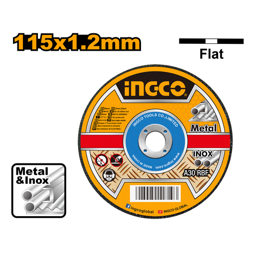 [MCD121151] [AGOTADO] DISCO DE CORTE METAL ABRASIVO 4-1/2" X 7/8"