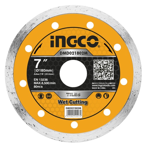 [DMD021802] DISCO DE DIAMANTE SECO 7" X 5MM