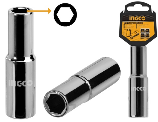 [HHAST12123L] SOCKET HEXAGONAL LARGO 1/2 X 12 MM 6 PT