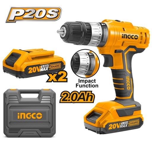[UCIDLI20012] TALADRO IMPACTO LIT ION 20V 3/8