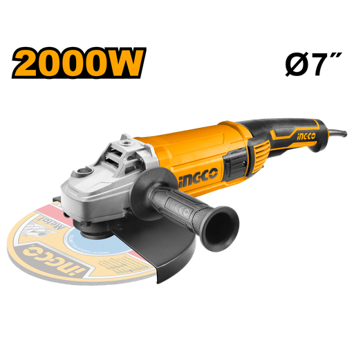 [UAG200018] ESMERILADORA ANGULAR 2000W 7"
